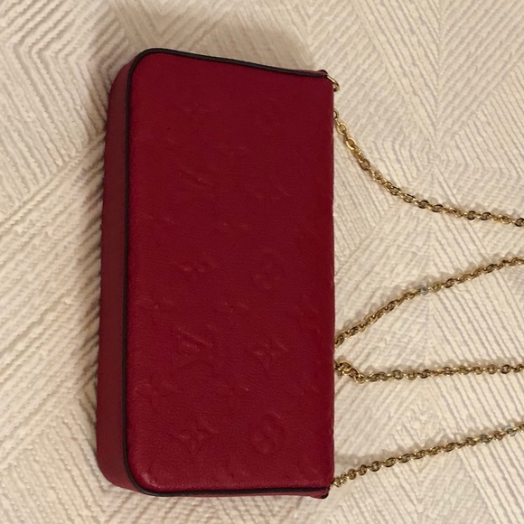 Louis Vuitton FÉLICIE Monogram Empreinte Scarlet - Picture 2 of 4